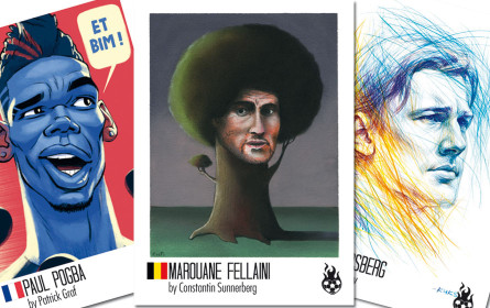 Die österreichischen Zeichner für das „tschutti heftli“-Sammelalbum stehen fest