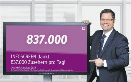 Infoscreen-Rekord