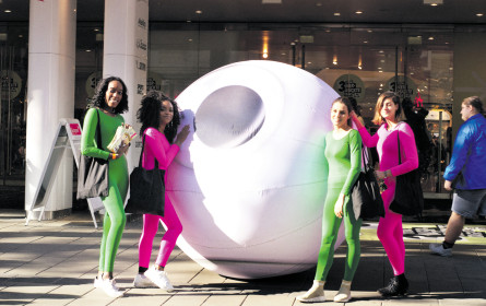 Fröhlicher Blickfang