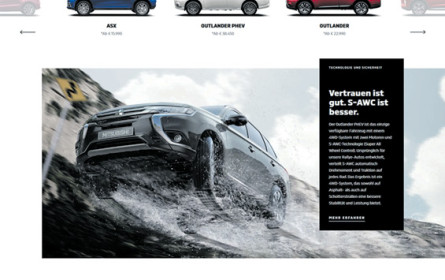 Mitsubishi hat neue Website