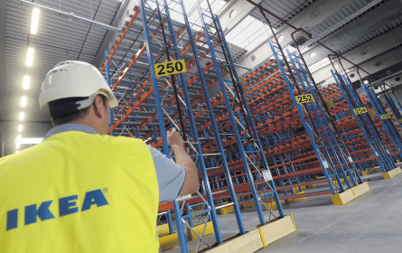 Ikea-Logistikzentrum vor der Einweihung