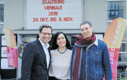 Tom Mercier beim Infoscreen-Brunch