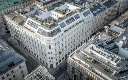 Moderne Architektur in historischem Ambiente