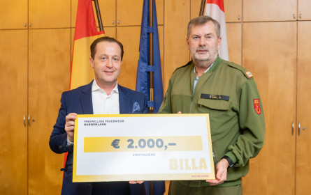 Billa sagt den Freiwilligen Feuerwehren in Österreich Danke