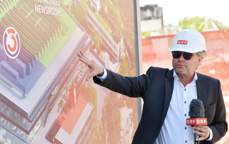 Grundsteinlegung für ORF-Mediencampus