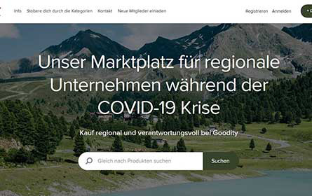 Goodity.at: regionale Einkaufsplattform für von der Corona-Krise betroffene Unternehmer