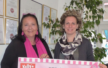 Kelly unterstützt Krebshilfe