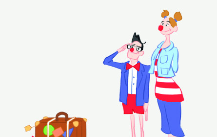 "Rote Nasen"-Zeichentrickclowns erzählen in Kurzvideos von ihrer vielfältigen Arbeit in elf Ländern