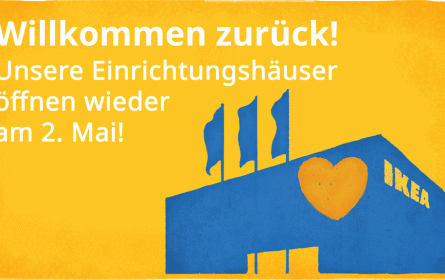 Ab 2. Mai 2020 öffnet Ikea wieder seine Tore