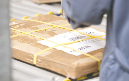 Soldaten an die Paket-Front