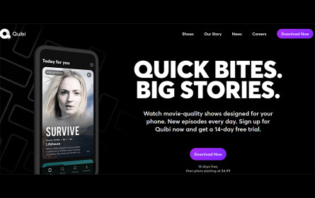 Videodienst Quibi trifft in Coronakrise auf wenig Interesse