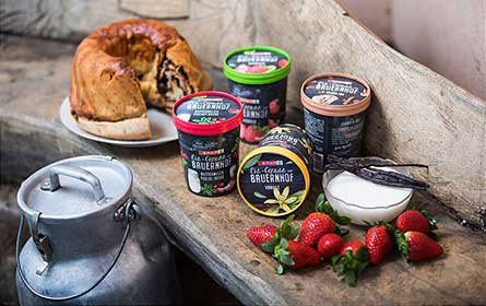 Spar startet mit Eis vom Kärntner Bauernhof