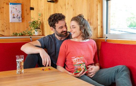 Das Almdudlerpärchen als Haribo Gummipärchen