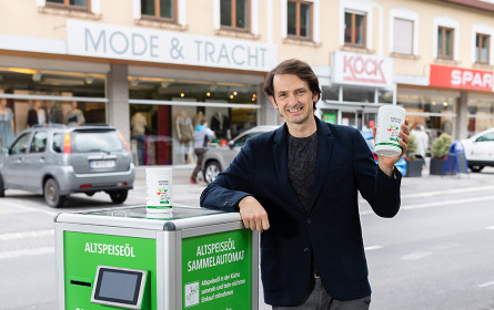 Altspeiseöl Recycling bei Spar