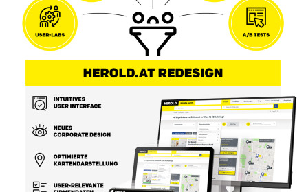 Herold.at-Relaunch bringt punktgenaue Suchergebnisse und mehr Benutzerfreundlichkeit