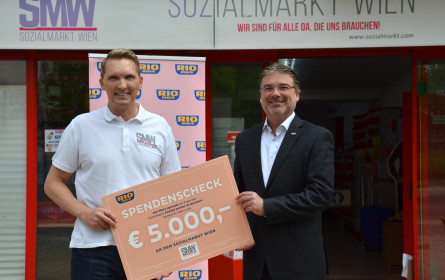 Rio Mare spendet 5.000 Euro für den Sozialmarkt Wien