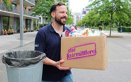 Lidl Österreich unterstützt die "Fairmittlerei" mit Warenspenden