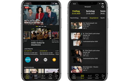Neue ORF-TVthek-App für Huawei