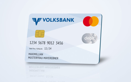 Mehr als 500.000 Volksbank-Kunden erhalten die neue Debit Mastercard