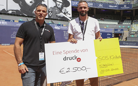 druck.at spendet 2.500 € an SOS-Kinderdorf Imst beim Thiems7