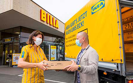 IKEA testet neuen Abholservice mit Billa