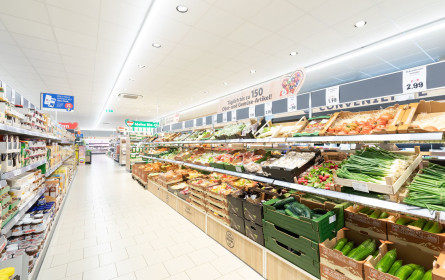 Neu gestaltete Lidl Filiale in Tumeltsham