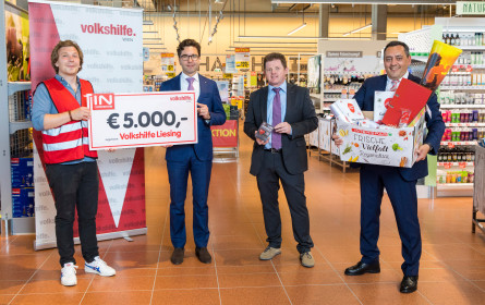 Spar spendet 5.000 Euro an Volkshilfe Liesing