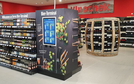 Supermarktkette Edeka mit Innovation: Digitaler Bier-Terminal