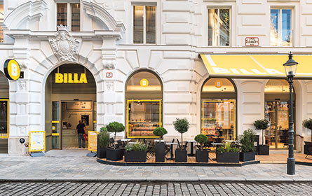 Billas neue Filiale fängt den Glanz Wiens ein
