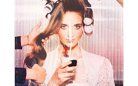 "Hair mit der Milch!“