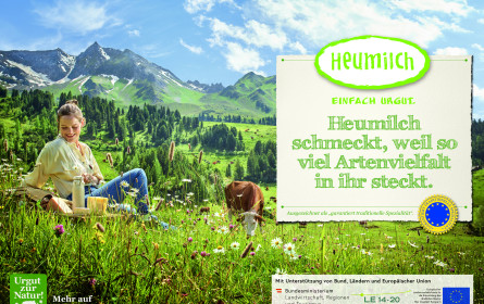 Heumilch startet mit Artenvielfalt-Kampagne