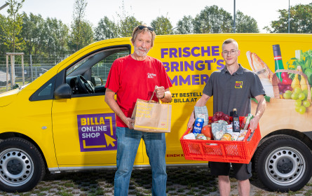 Billa und Caritas decken gemeinsam mit Kunden den Tisch für Menschen in Not