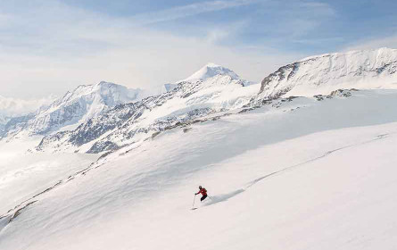 Aussicht auf Winterabenteuer