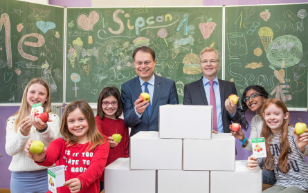 Spar und Sipcan sorgen für weniger Zucker am Schulbuffet