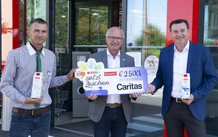 Spar und SalzburgMilch – Spende in Salzburg