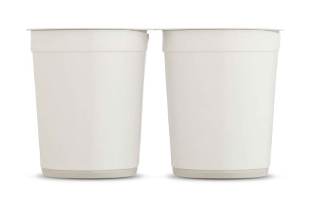 Erste Tests von Greiner Packaging mit K3-Bechern aus 100% r-PS