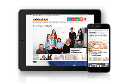 Neuer Look für meinbezirk.at