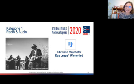 "Journalismus Nachwuchspreis" der FHWien der WKW zum zweiten Mal vergeben