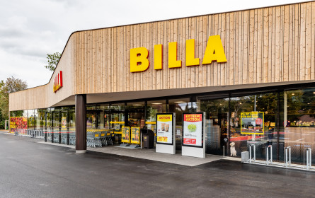 Volles Leben in der neuen Billa-Filiale in Gloggnitz