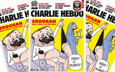 Türkei kritisiert "Charlie Hebdo"-Karikatur von Erdogan als abstoßend