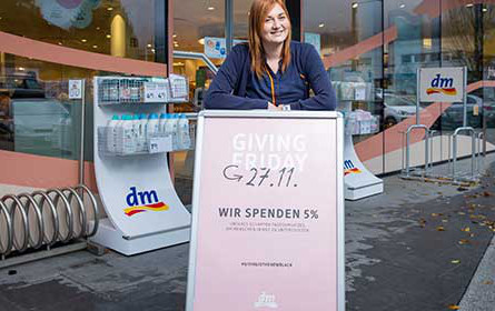 dm spendet fünf Prozent vom Black Friday