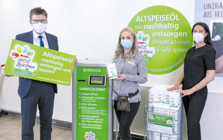 Speiseöl bei Spar entsorgt