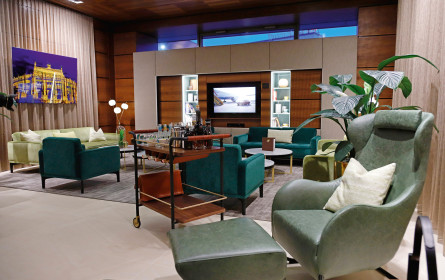 Landung im VIP-Salon