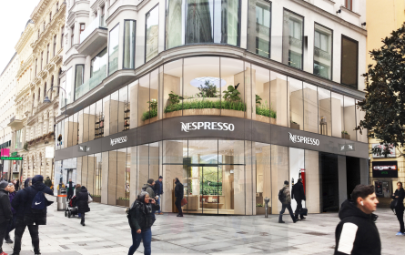 Neuester Nespresso-Coup auf der Wiener Kärntner Straße