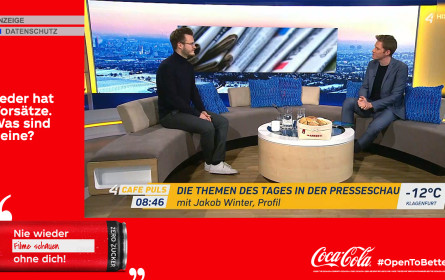 ProSiebenSat.1 Puls 4 setzt für den Kunden Coca-Cola erstmals SwitchIn Masthead mit Tagesfixplatzierung ein
