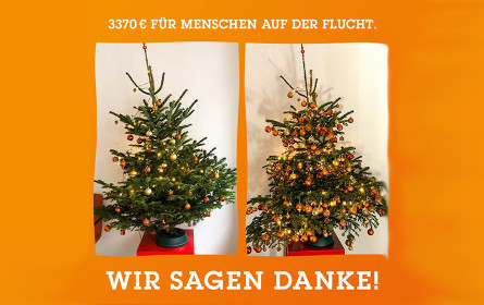 3.370 Euro kugelrunde Spenden für Menschen auf der Flucht