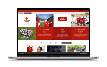 Website des Österreichischen Roten Kreuzes optimiert