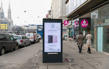 Xaraktiras inszeniert den Valentinstag auf digitalen Screens von Gewista