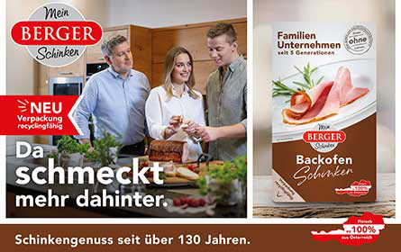 Berger Schinken setzt auf wiederverwertbare Verpackungen