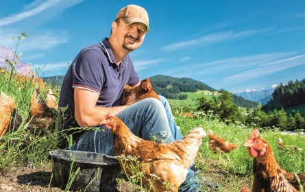 Eier und Nudeln vom Kandlerhof im Wipptal